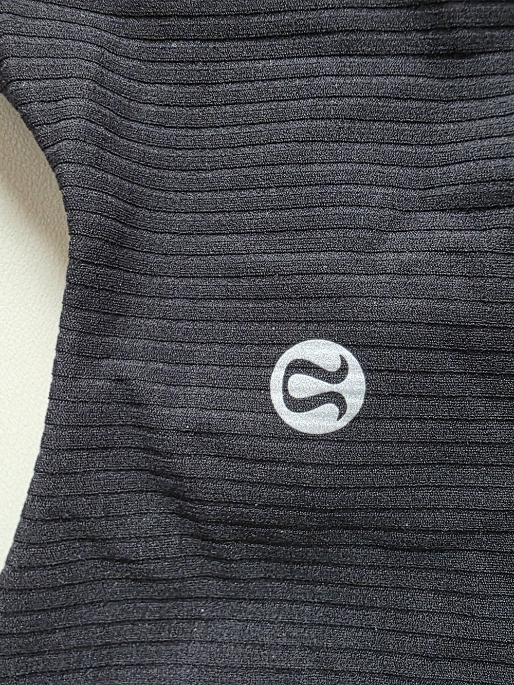 Lululemon All It Takes Ribbed Nulu V-Neck Long Sleeve Top Built In Bra - Black 4 - Picture 10 of 10